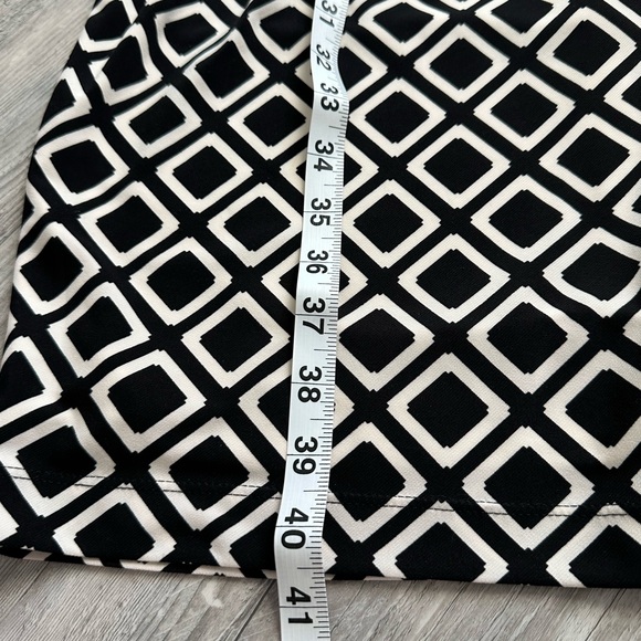 Lauren Ralph Lauren Women’s Size 12 Geometric Print Twist Sheath Dress - Picture 5 of 8